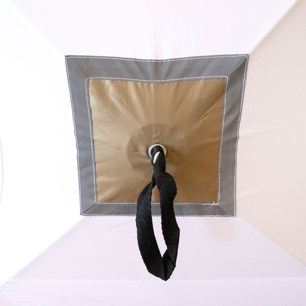 Палатка зимняя куб СЛЕДОПЫТ 1,8 х1,8 м, Oxford 210D PU 1000, S по полу 3,2 кв.м, цв. оливковый/бел