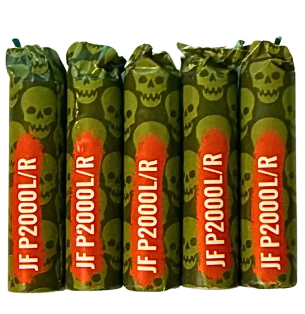 JF P2000L/R Zombie — петарды Зомби 5 штук, фитильные петарды Joker Fireworks, мини пачка петард Zombie