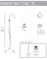 Душ уличный Arkema Funny Yin T 145 TL