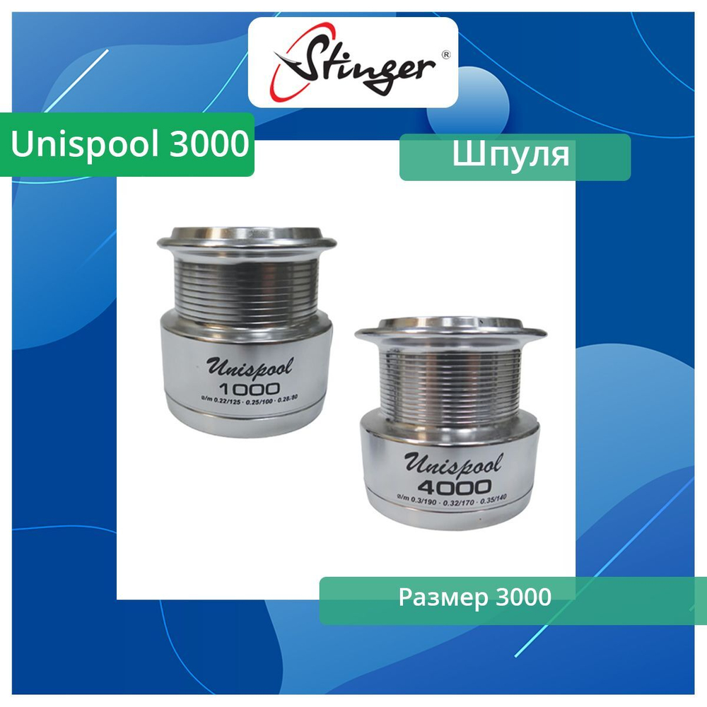 Шпуля запасная для рыболовной катушки Unispool 2000