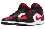 Air Jordan 1 Mid 'Bred Toe'