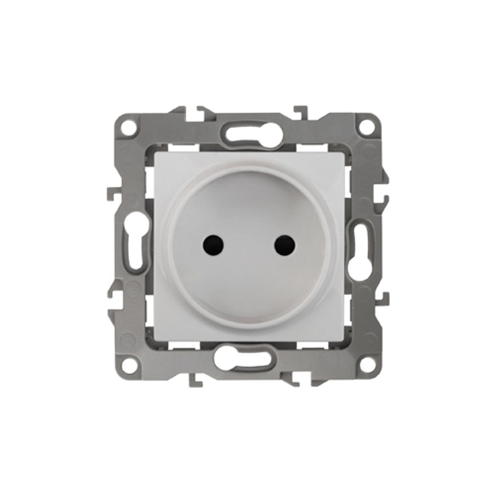 Розетка ЭРА Серия 12 12-2105-01 2P 16A-250В IP20 белый | Эра 12
