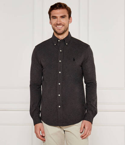 рубашка POLO RALPH LAUREN - графитовый(710654408)