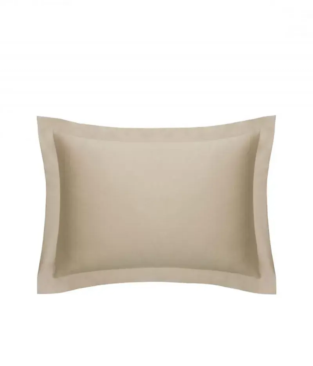 Наволочка 50x70 Decoflux Almond/White бежевая