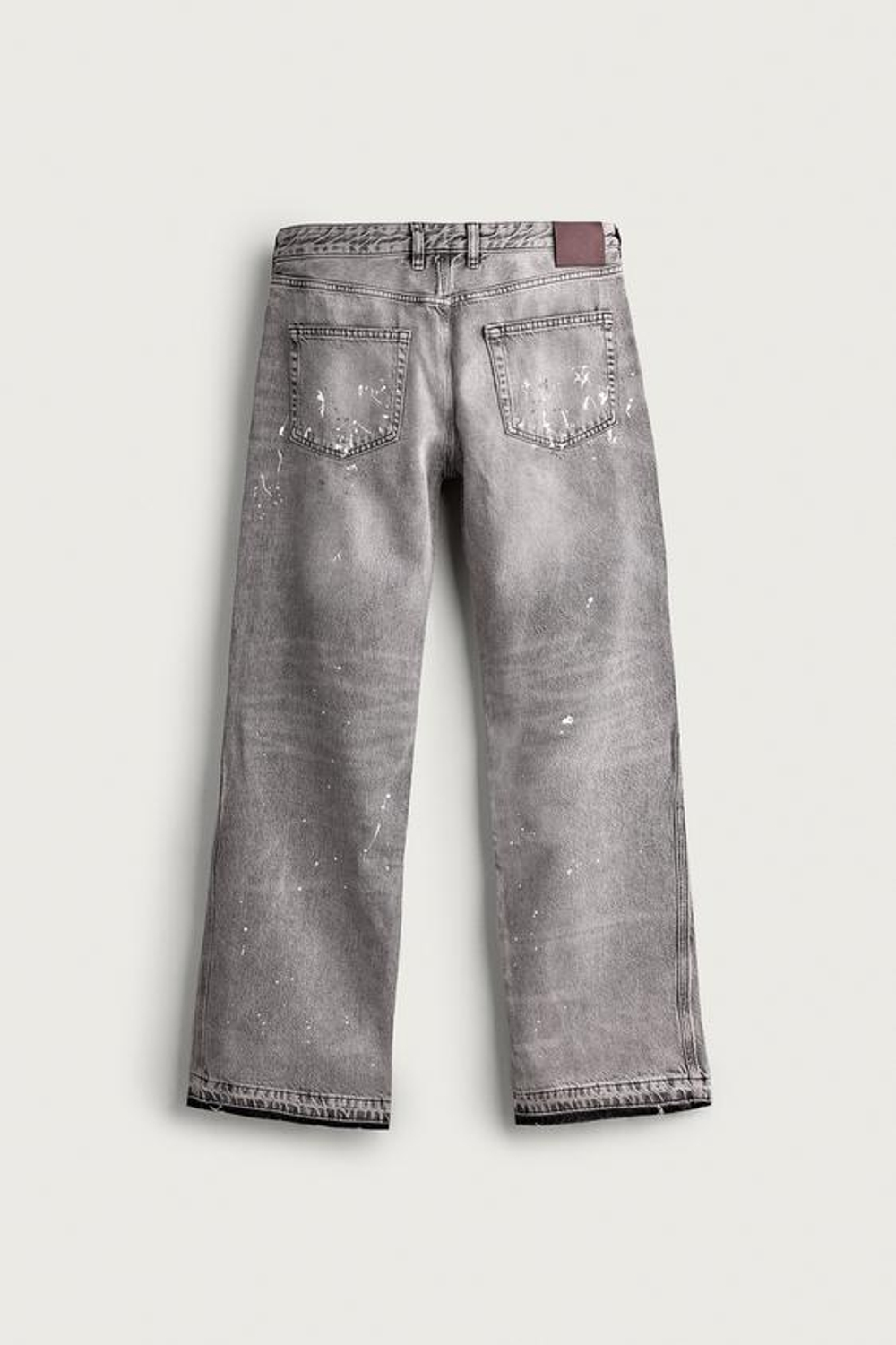 ZARA ДЖИНСЫ BOOTCUT FIT С НИЗКОЙ ПОСАДКОЙ, СЕРЫЙ