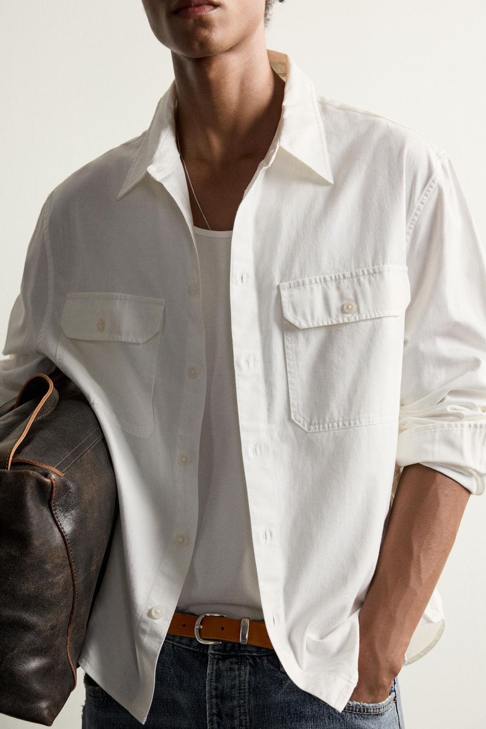 РУБАШКА RELAXED FIT С КАРМАНАМИ — ZARA · 4391/804