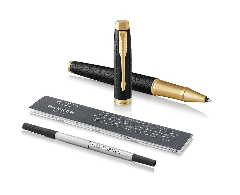 Подарочный набор: Ежедневник недатированная и Ручка роллер Parker IM Premium Core Black GT