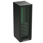 Напольный 19" IT-корпус ДКС серии CQE 42U 800х2000х800, двери перфорированная+перфорированная, панели для крыши, кабельный ввод,RAL9005