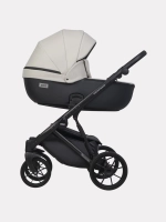 Коляска 2 в 1 Riko Basic Montana Ecco цвет 31 Light Silver-Black (св.серый-черный)