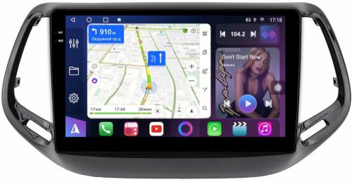 Магнитола для Jeep Compass 2 2016+ - FarCar S400-TS18 монитор 10.36" QLED на Android 14, CarPlay, 4G SIM-слот