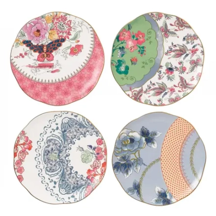 Wedgwood Набор из 4 тарелок для завтрака Butterfly 20 см EAN 091574178837