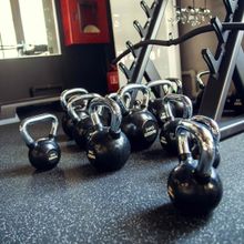 Гиря обрезиненная с хромированной ручкой PROFI-FIT 22 кг
