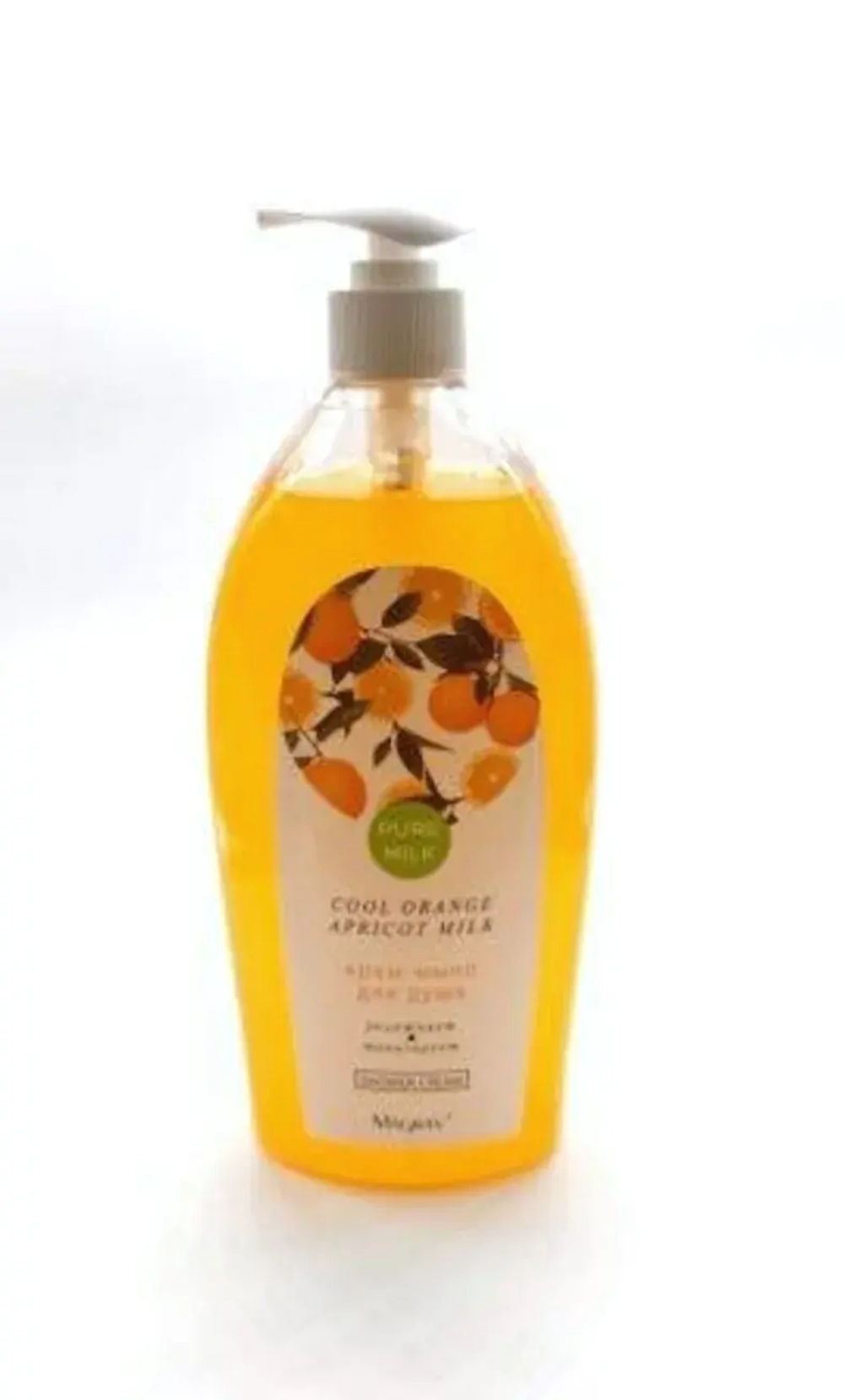 Крем-мыло для душа PURE MILK «Cool orange & Apricot milk» 800мл