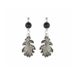 Серьги листья Ester Bijoux Дуб OR912-S BW