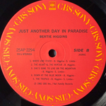 Bertie Higgins ‎– Just Another Day In Paradise (Япония 1982г.)