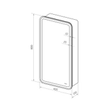 Зеркала-шкафы Reflexion Circle RF2105SR
