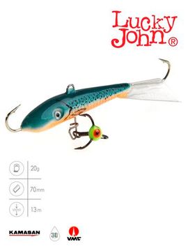 Балансир Lucky John FIN 5 с тр. 70мм/53 блистер