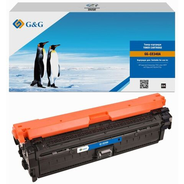 Картридж G&G аналог HP CE340A (651A) для CLJ M775, с чипом (13500стр.), черный