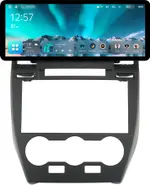 Магнитола для Land Rover Freelander 2 2007-2012 (монохром) - Teyes CC4 монитор 12.3" 2K QLED + рамка 9, Android 14, Быстрейшая, Snapdragon 680, DSP, CarPlay, 4G SIM-слот