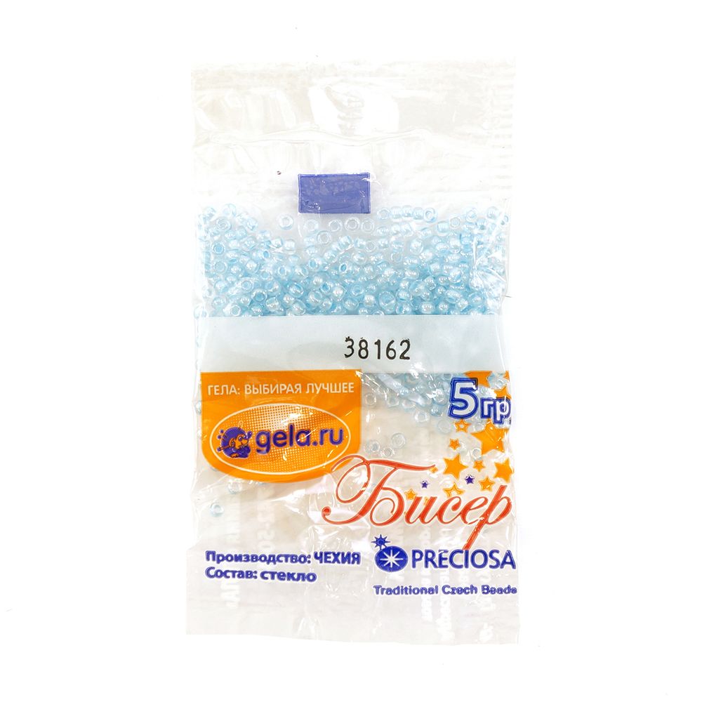 Бисер Preciosa 10/0, 50 г (10 шт по 5 г), цв.38162