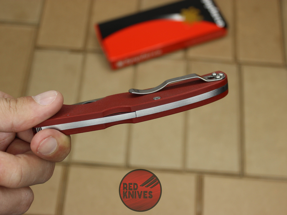 Нож Spyderco Native Chief - бургунди C244GP BRG