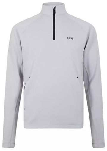 Мужская теннисная кофта BOSS Sweat Active - серый
