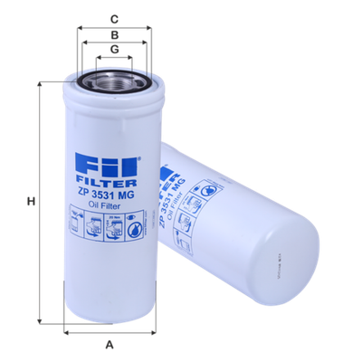 Фильтр гидравлический ZP 3531 MG