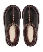 TASMAN SLIPPER Leather Regen Ironwood