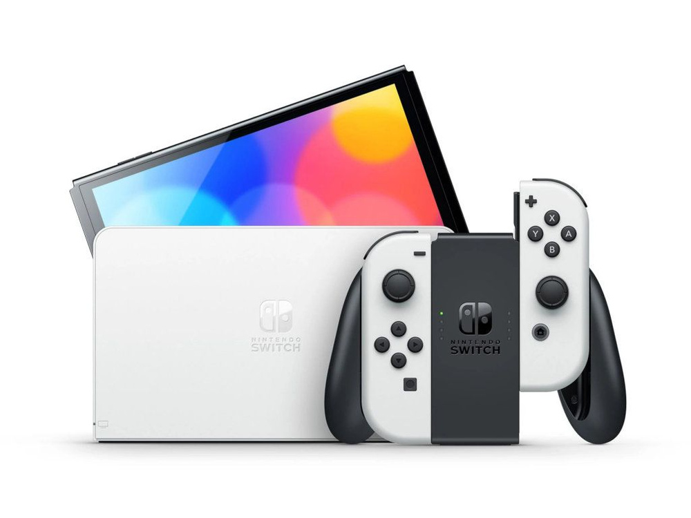 Игровая консоль Nintendo Switch OLED 64Gb, белый