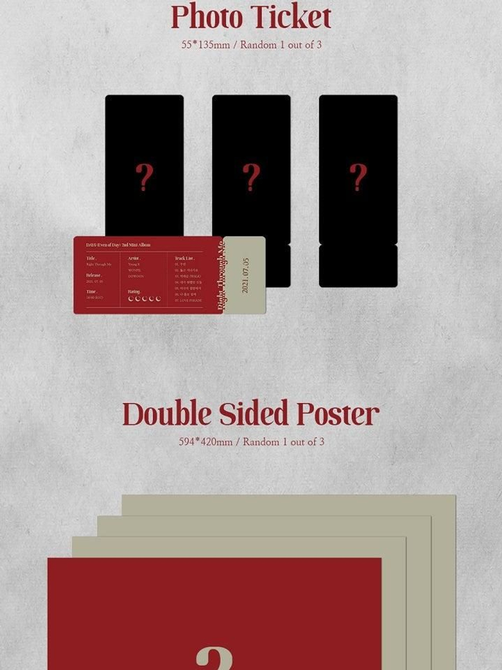 Альбом Day6 (EVEN OF DAY) - RIGHT THROUGH ME 2nd Mini Album