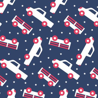 Buy baby fabric car pickup truck dark blue
