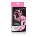 Розовое эрекционное кольцо TRIPLE ORGASM (Цвет: розовый)