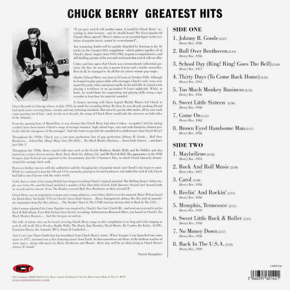 Chuck Berry / Greatest Hits (LP)