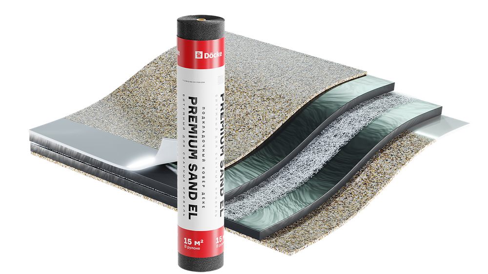 Подкладочный ковер Docke Premium Sand EL 15м2