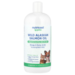 Nutricost, Pets, жир дикого аляскинского лосося, для собак и кошек, для всех возрастов, 946 мл (32 жидк. Унции)