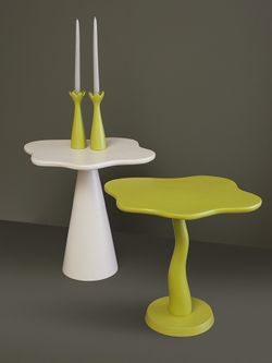 Столик приставной Fluid, 56х49 см, лайм