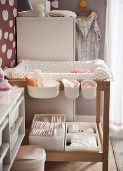 IKEA ÖNSKLIG  (ИКЕА ЁНСКЛИГ)  -  Корзины подвесные, 4 шт. - белый