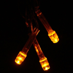 Гирлянда для дома 9,5м 100 ламп LED прозрач.пров.,8 реж, IP-20, Жёлтый (возможность соединения)