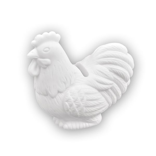 Заготовка пластиковая Копилка, 11х6.5х9.3 см, петух, KWD-07 Love2art