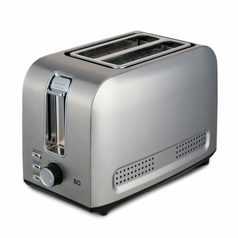 Тостер BQ (БИ-КЬЮ) T1009, 800 Вт, 2 тоста, 7 режимов, металлический, 86197956