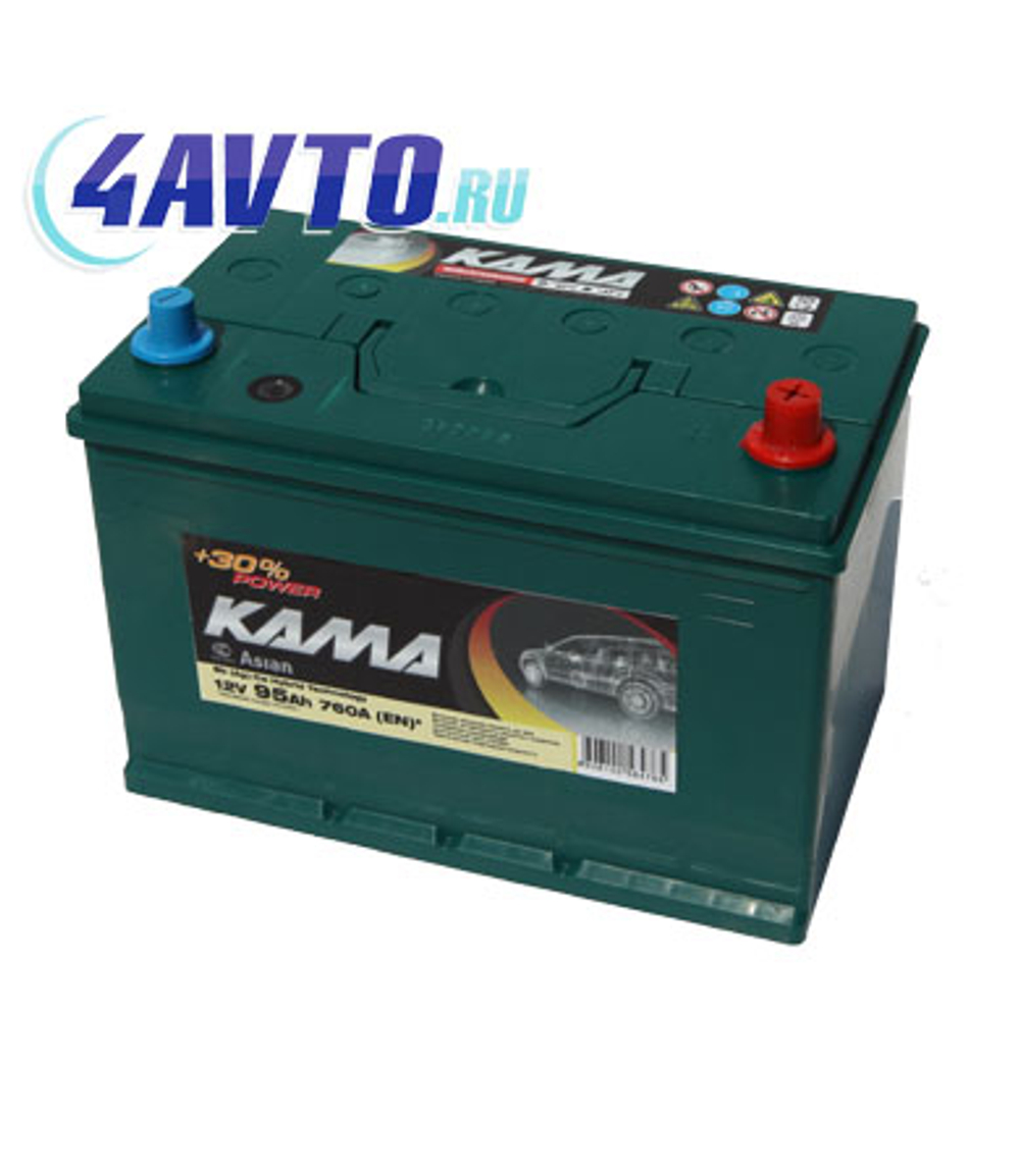 АКБ КАМА ASIAN 6СТ-95АПЗ, R+, о.п. (з-д Sombor, Сербия, )