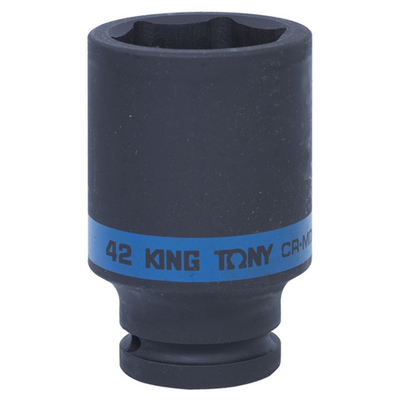 KING TONY (643542M) Головка торцевая ударная глубокая шестигранная 3/4", 42 мм