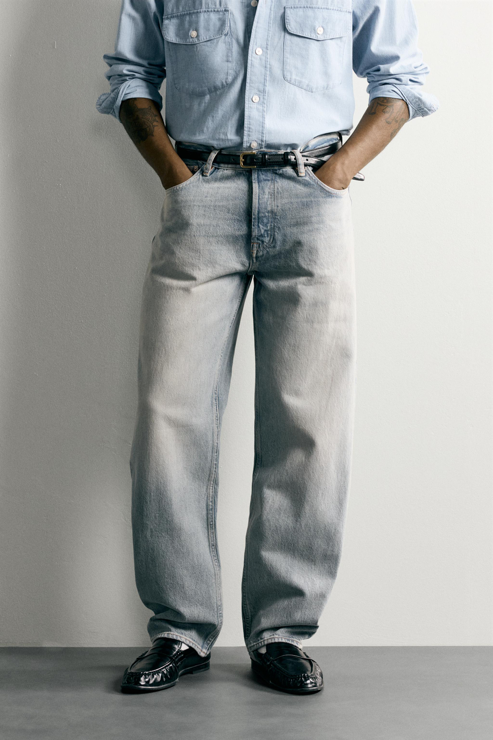 ДЖИНСЫ STRAIGHT FIT — ZARA · 6045/351