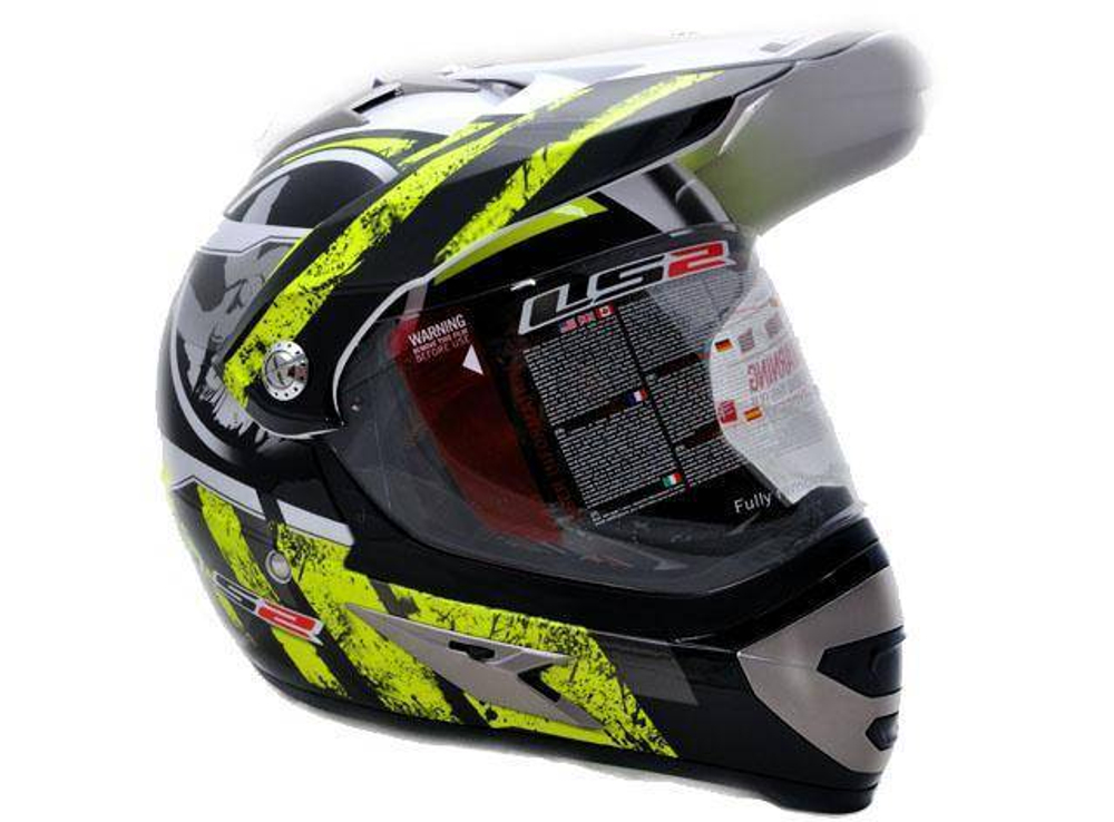 Мотошлем LS2 MX433 W Visor Stripe