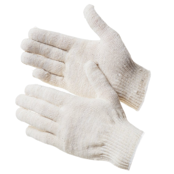 Перчатки хб 1/5 БЕЗ ПВХ (1/4)