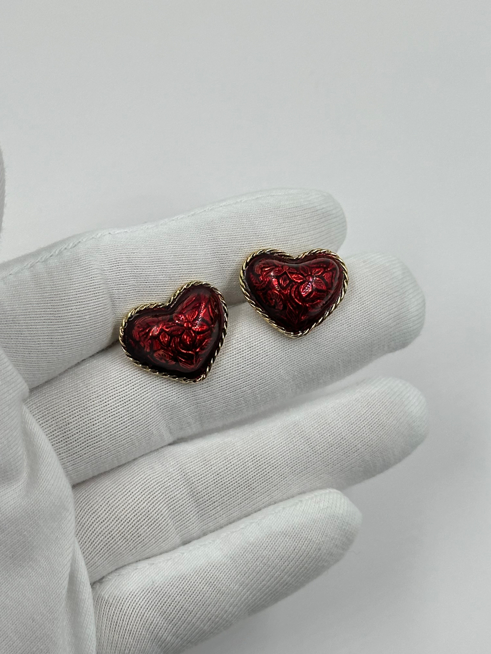 Серьги Сердечки Avon