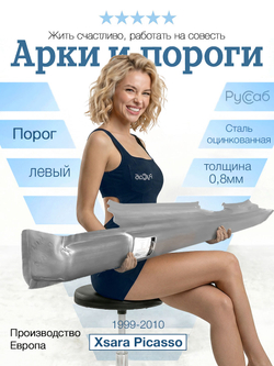 Порог левый Citroen Xsara Picasso 1999-2010 (Potrykus)