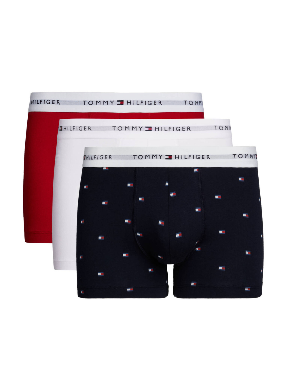 Трусики-боксеры 3шт. Tommy Hilfiger - белый(UM0UM02768)