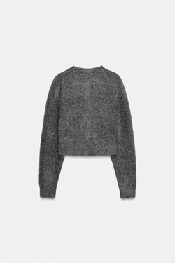 ZARA КАРДИГАН НА ПУГОВИЦАХ, МЯГКИЙ СЕРЫЙ