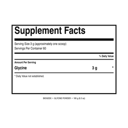 Glycine 180 g powder Biogeek